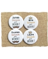 Badge personnalisés témoin. badges témoin mariage. badges mariage. badges témoin qui déchire