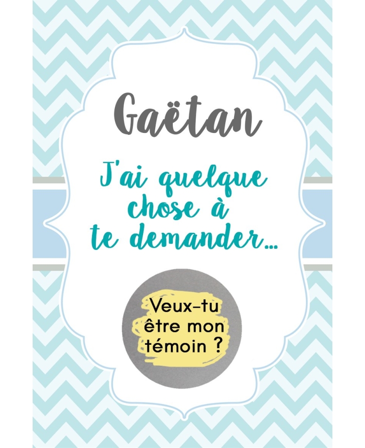 Carte à gratter pour annonce originale