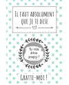 Carte à gratter "tu vas être papy !"