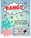 Carte à gratter à personnaliser pour demande originale