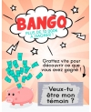 Carte à gratter à personnaliser pour demande originale