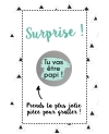 Carte à gratter à personnaliser pour annonce originale