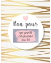 Carte à gratter saint valentin "bon pour un petit déjeuner au lit"