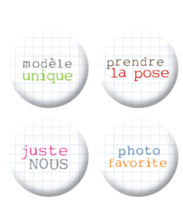 Badges mots 2 scrapbooking