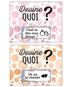 Carte à gratter pour annonce originale, mariage, grossesse