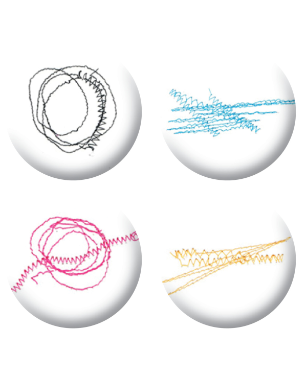 Badges couture scrapbooking