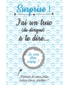 Carte à gratter "tu vas être papy" pour annonce originale