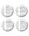Lot 4 badges Définitions de mots scrapbooking