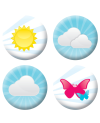 Badges vacances loisirs créatifs