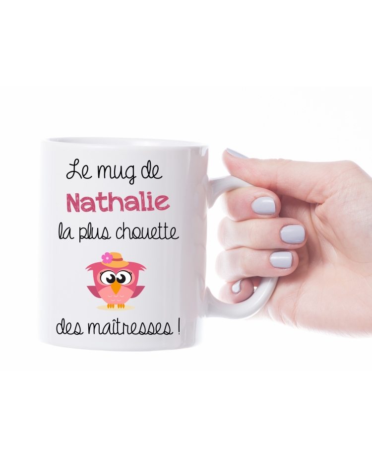 Mug maitresse personnalisable