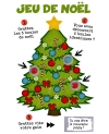Carte à gratter "Jeu de Noël" pour annonce ou demande originale