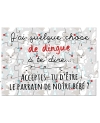 Puzzle spécial noël "J'ai quelque chose de dingue à te dire" personnalisable
