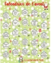 Calendrier de l'avent à gratter - personnalisable