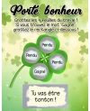Mini-carte à gratter "Porte bonheur" pour annonce originale