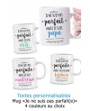 mug je ne suis pas parfait personnalisable