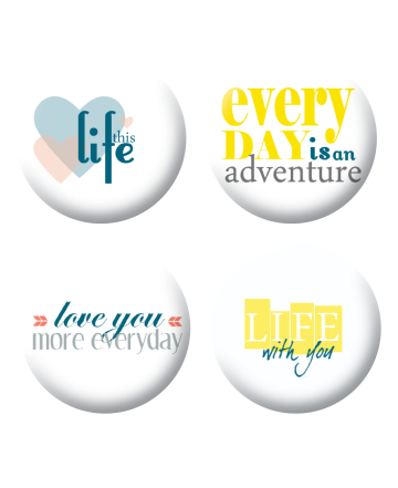 Badges life scrapbooking