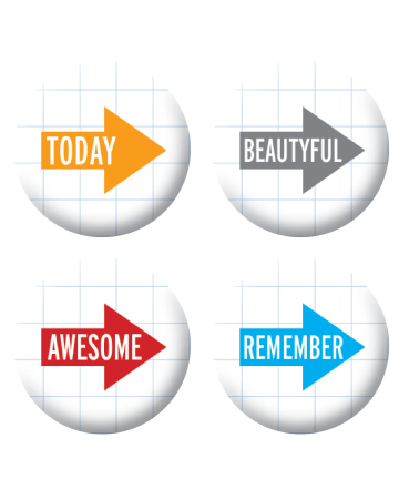 Badges textes fléches scrapbooking