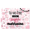 puzzle tu vas etre une super marraine. demande marraine. cadeau marraine
