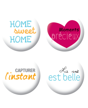 Badges moment précieux scrapbooking