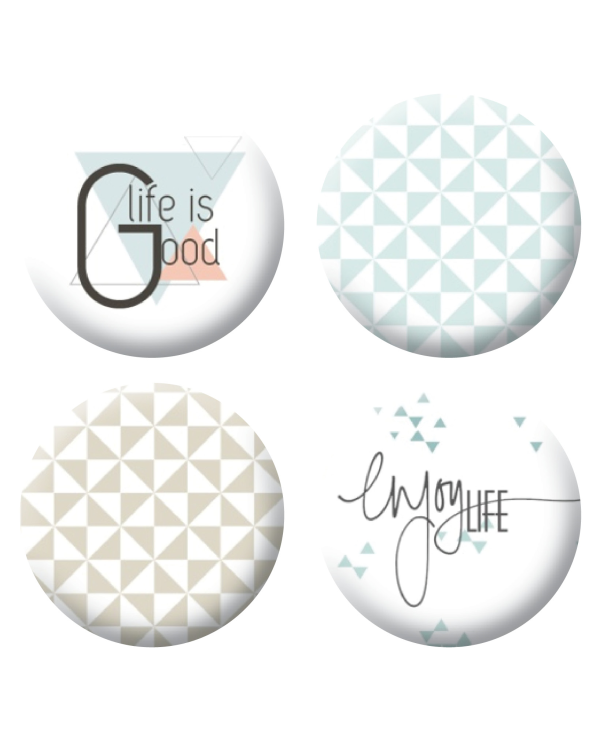 Badges enjoy life scrapbooking