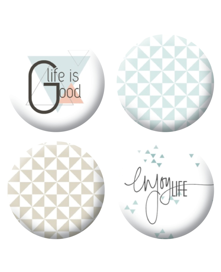 Badges enjoy life scrapbooking