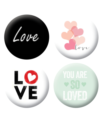 Badges love 2 scrapbooking