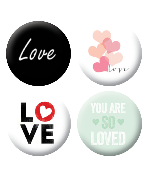 Badges love 2 scrapbooking