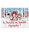 Puzzle spécial noël personnalisable - annonce ou demande originale