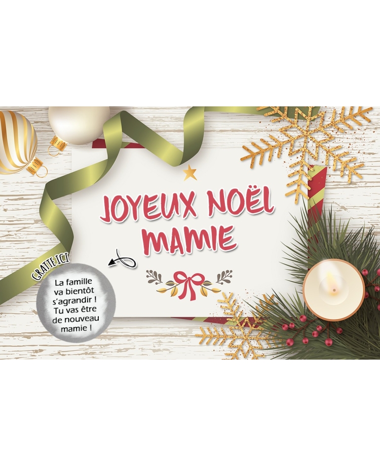 carte noel. annonce nouvelle noel