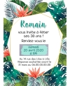 carte anniversaire. invitation adulte. invitation anniversaire