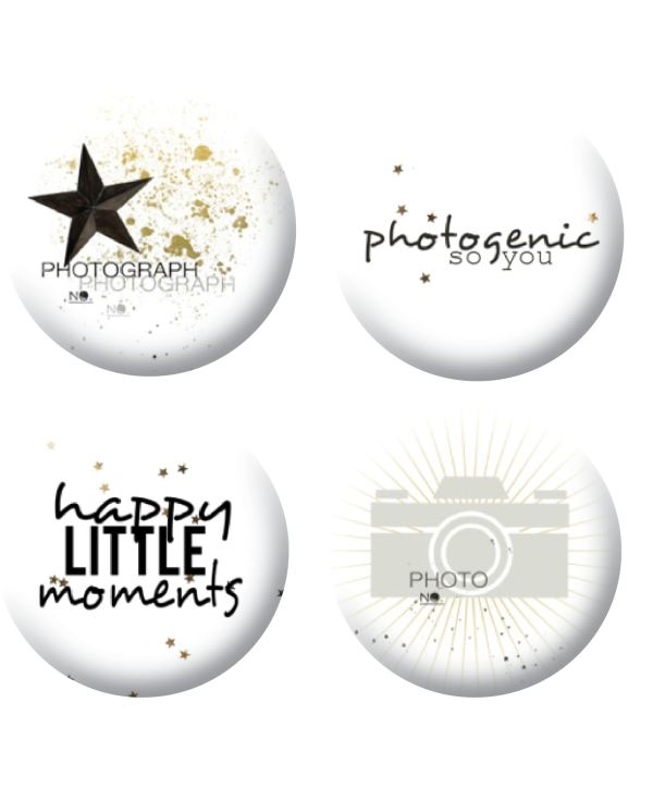 Badges photogenic scrapbooking