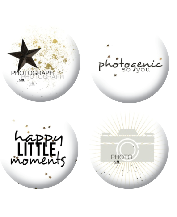 Badges photogenic scrapbooking