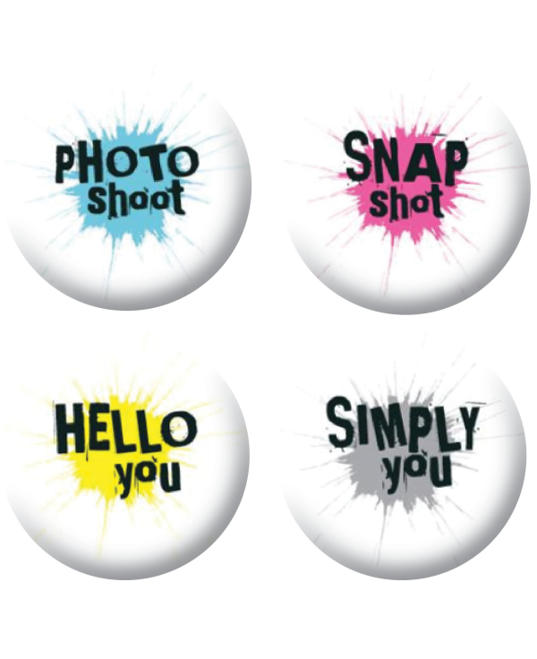 Badges textes taches 2 scrapbooking