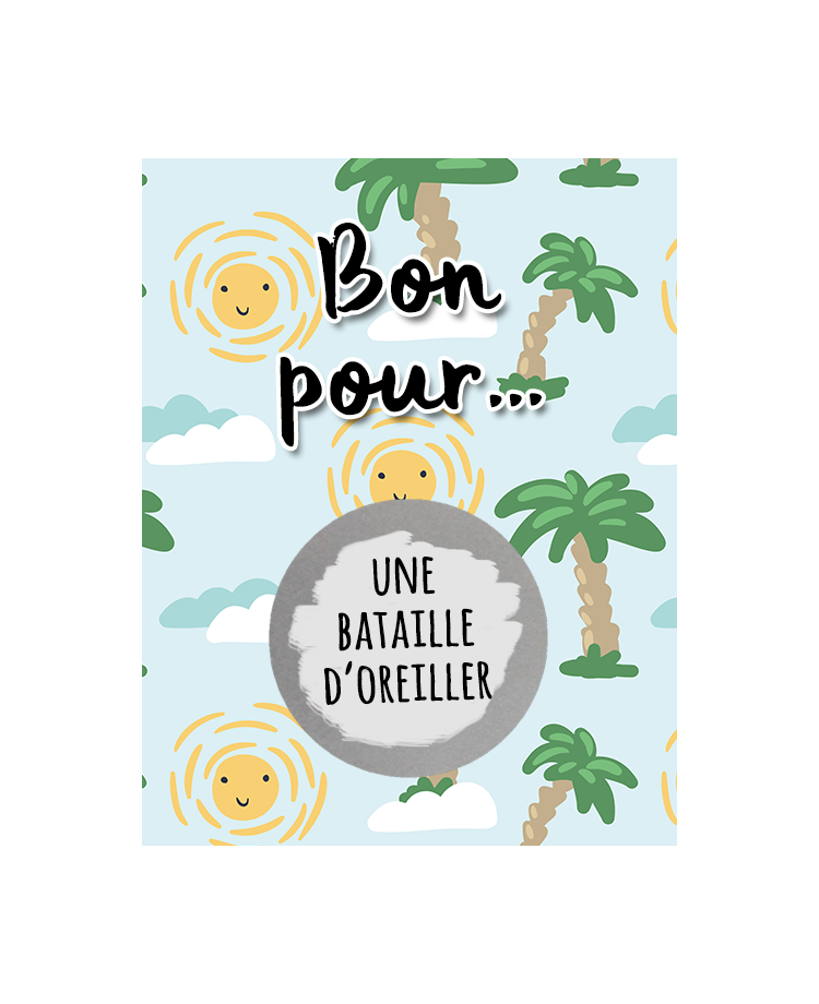 cartes à gratter "Bon pour" pour les enfants. bon pour enfant. bon pour adulte. cadeau enfant.