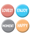 Badges mots 5 scrapbooking