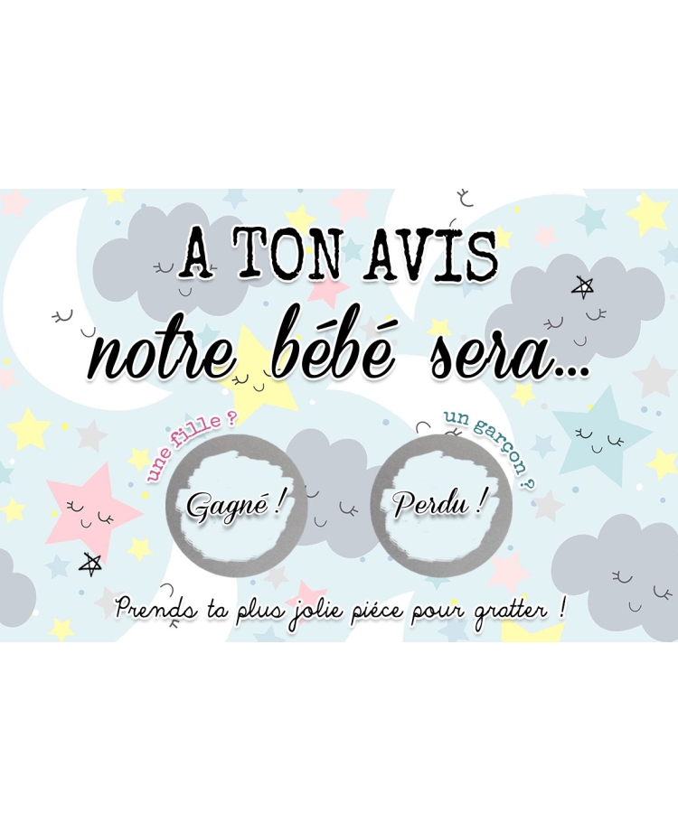 sexe bébé. annonce sexe bébé. fille ou garçon ?