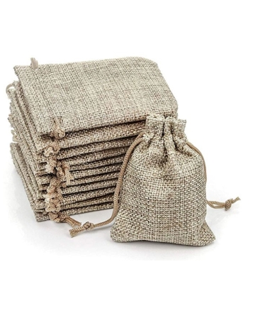 Un sac en jute pour offrir vos badges