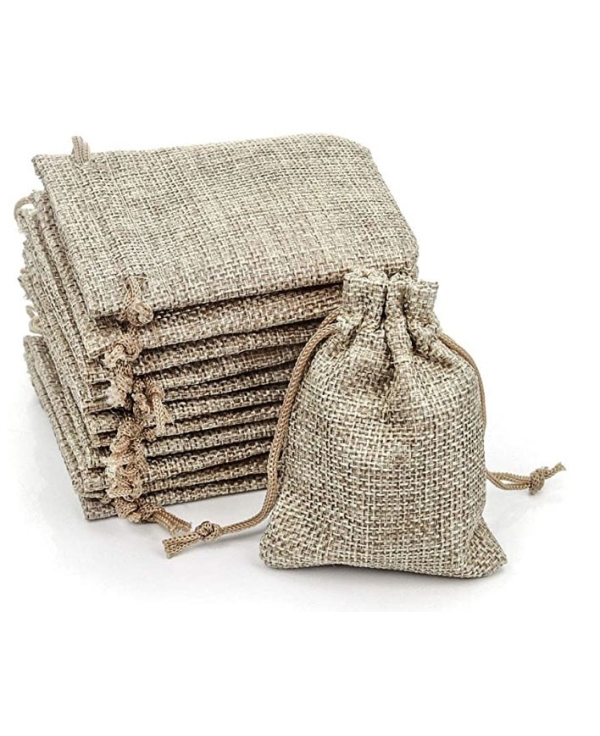 Un sac en jute pour offrir vos badges
