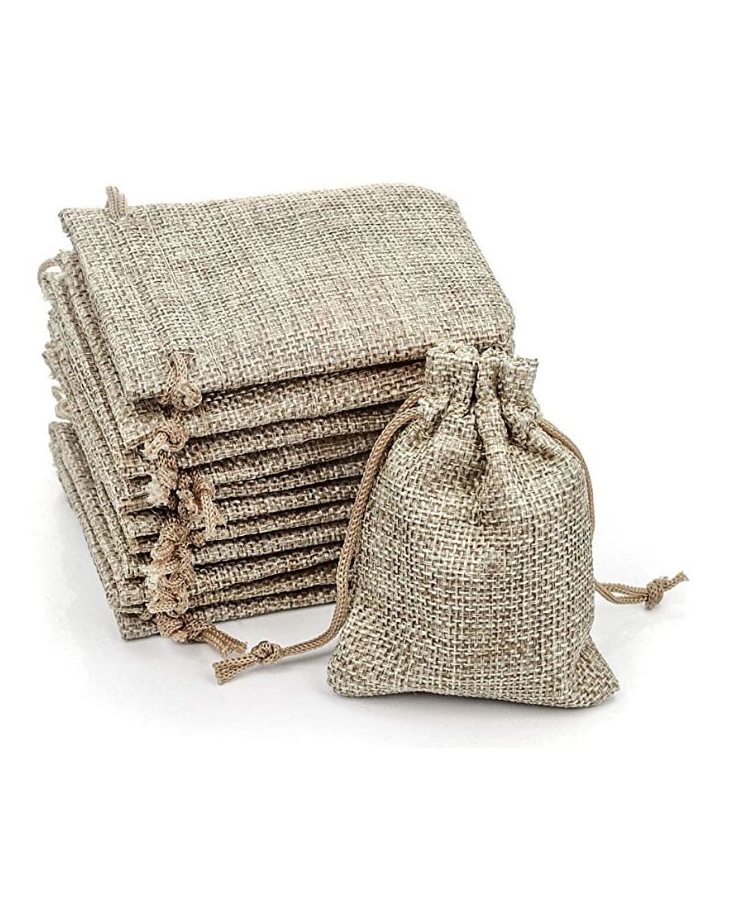 Un sac en jute pour offrir vos badges