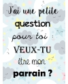 demande parrain. cadeau parrain