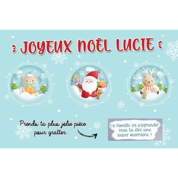 Carte à Gratter TIANLUD De Noël, 48pcs Carte A Gratter Enfant, Arc En Ciel, Art à Gratter, 48 Rubans Et 24 Bâtons De Bambou, Accessoires De Fête De Noël Dessin A Gratter