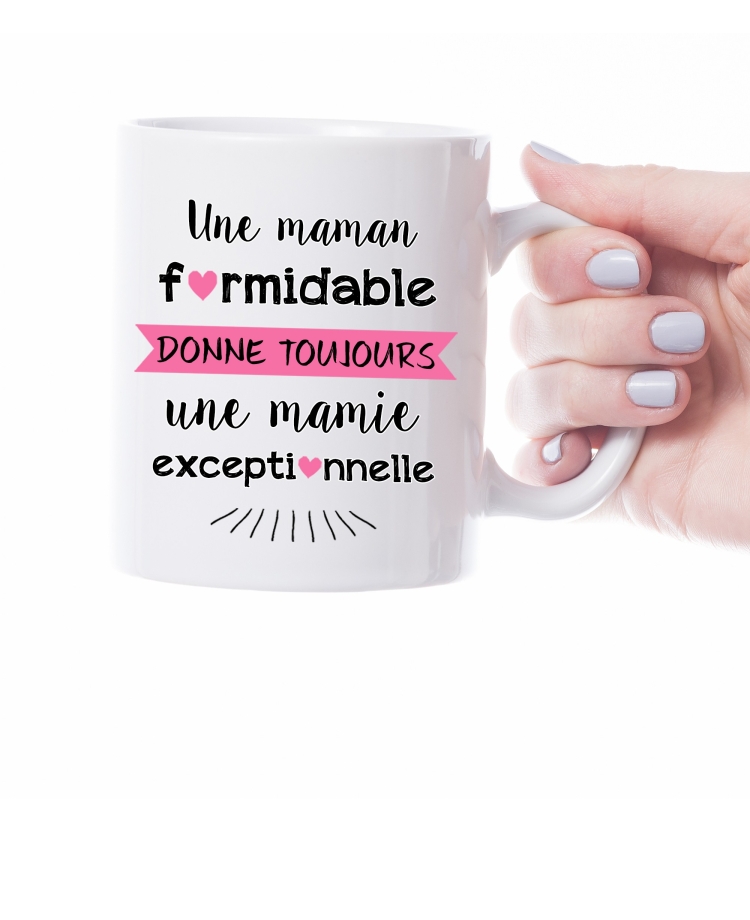 Mug mamie. mug annonce grossesse. cadeau mamie