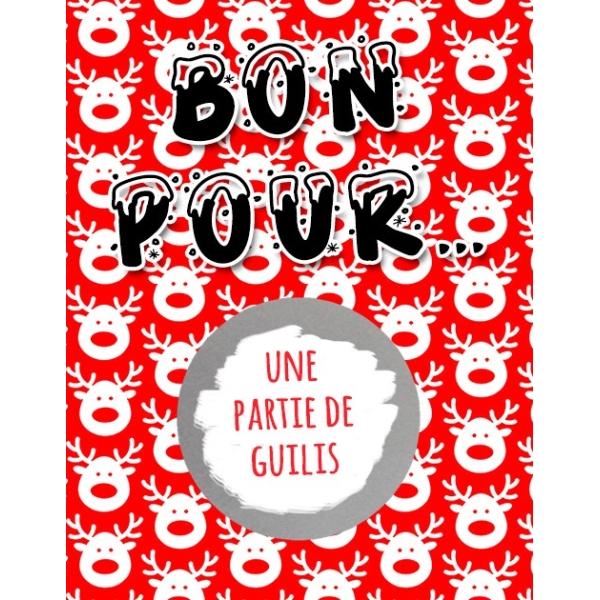 6 Cartes à Gratter "Bon Pour" Spécial Noël