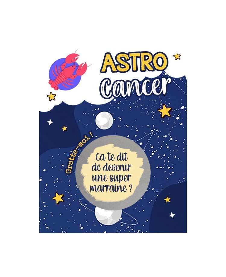 carte à gratter ASTRO