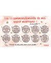 Carte à gratter Les 10 commandements de ma super marraine