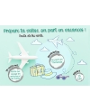 carte voyage. voyage surprise. vacance surprise