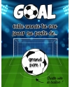 carte football. annonce grossesse