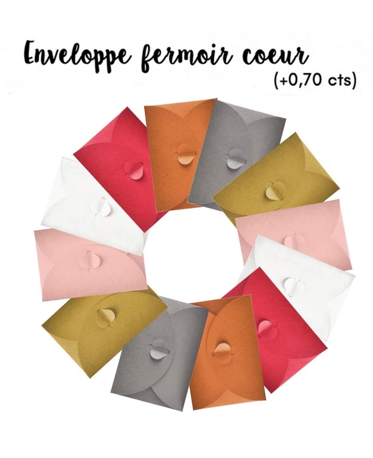 Carte mots croisés Amour pour annonce ou demande mariage/pacs