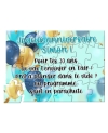 Puzzle "Joyeux anniversaire" pour annoncer une surprise ou un cadeau