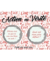 Action ou Vérité couple. cartes coquines. carte sexe. jeu sexe couple